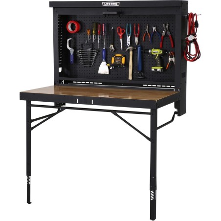 Lifetime Wand-Werkbank, schwarz (80421)