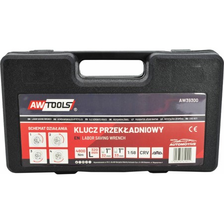 Schlagschrauber AWTools AWTOOLS GETRIEBESCHRAUBER 7500 Nm