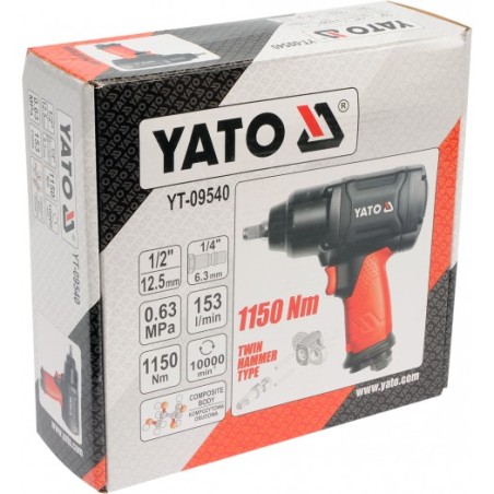 Yato YT-09540 Schlagschrauber 6,3 bar 1/2"