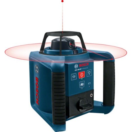 Bosch Laser-Nivelliergerät GRL 250 HV, rot, 120 m