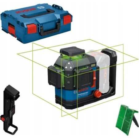 Bosch Kreuzlinienlaser GLL 18V-120-33 CG, grün, 35 m