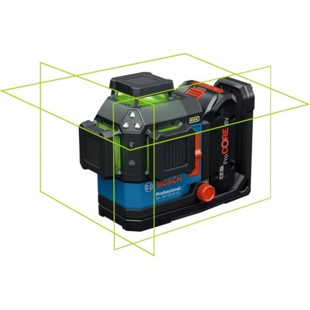 Bosch Kreuzlinienlaser GLL 18V-120-33 CG, grün, 35 m