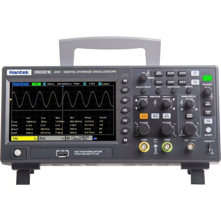 Hantek DSO2C10 – 2-Kanal-Oszilloskop mit 100 MHz
