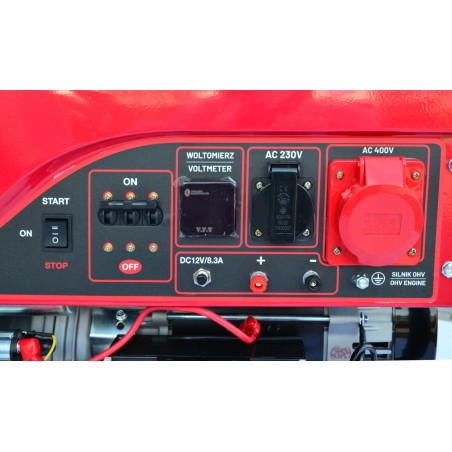 Stromaggregat AWTools AWTOOLS BENZIN-GENERATOR 5,0 kW 230/400 V BLACK LINE