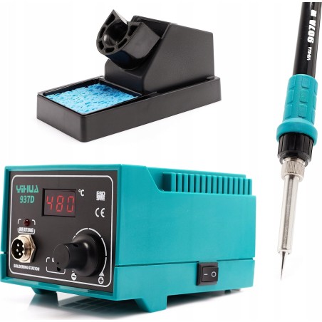Techrebal LÖTSTATION 937D LCD LÖTSPITZEN ZINN FLUSSSTOFFMATTE