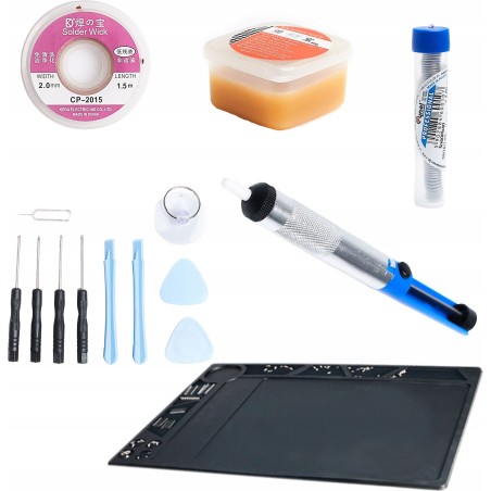 Techrebal GROSSES SET 2-in-1-Station YIHUA 8786D-I Lötmatte