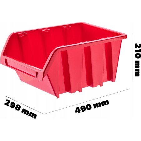 Kadax Aufbewahrungsbehälter für Katzentoiletten 490 x 298 mm, 50 Stück
