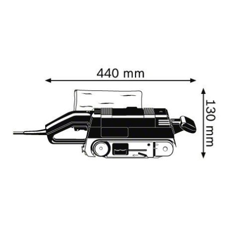 Bosch-Schleifmaschine GBS 75 AE