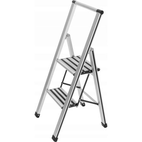 WENKO Aluminiumleiter, 2-stufig, WENKO