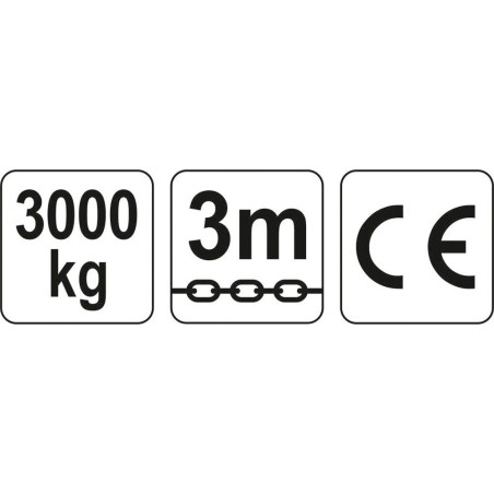 Yato Kettenwinde 3 t, 3 m (YT-58954)