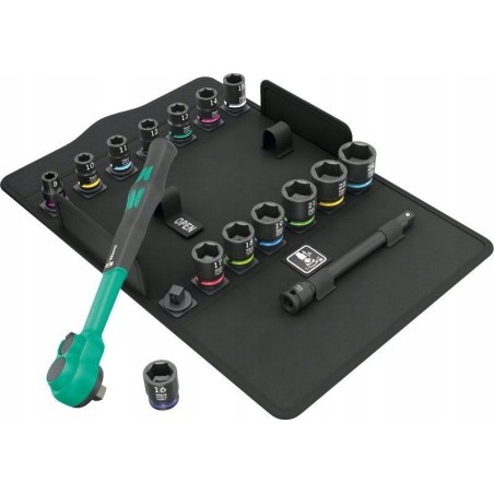 Wera-Werkzeugset „ZYKLOP COMFORT SB 13 3/8"“ mit metrischem Satz, 11-teilig