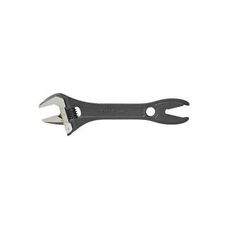 Bahco BAHCO Verstellbarer Schraubenschlüssel mit verjüngtem Schaft und gezahnter Backe für Rohre 209/32 mm