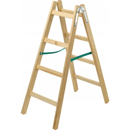 Kadax KADAX Holz-Klappleiter für Malerarbeiten 2x4