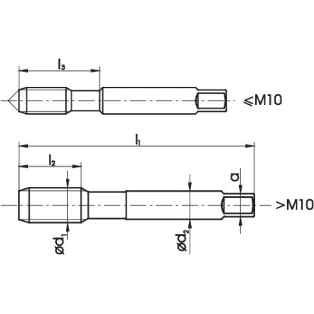 Fanar Handgewindebohrer M30x2, 2 Stück (A1-220001-0306)