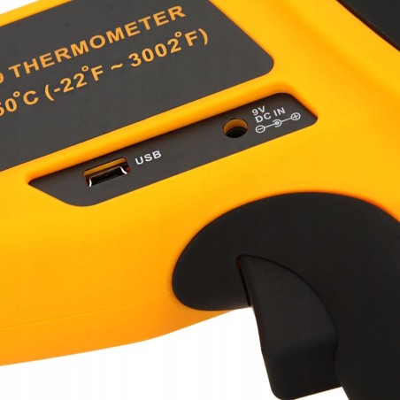 BERÜHRUNGSLOSES LASER-THERMOMETER +1650 USB