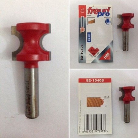 Fräser 82-10408P 22,2 × 19,5 × 8,0 R4,8