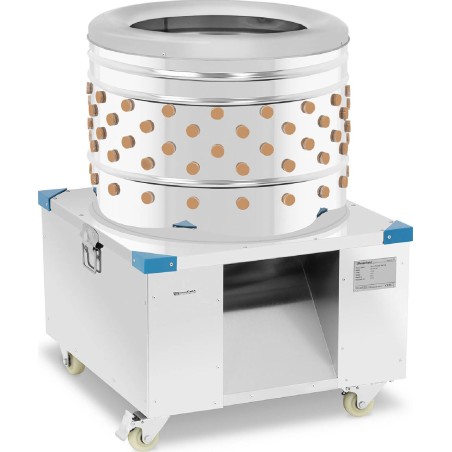 Wiesenfield Federentfernungsmaschine für Geflügel, 540 kg/h, Durchmesser 60 cm Federentfernungsmaschine für Geflügel, zum Rupfen und Entfernen der Federn