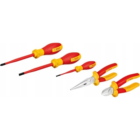 Bosch Handwerkzeug-Set „Mixed“, 5-teilig, VDE-geprüft