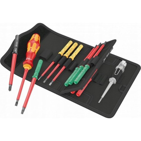 WERA 16-teiliges Schraubendreher-Set für Elektriker WERA KK VDE 16