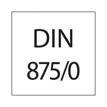 Format: Präzisions-Flachwinkel aus rostfreiem Stahl DIN 875 / 0 Format