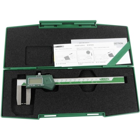 Insize Spezial-Digitalmessschieber 0–150, KZ 6, 3 V/Datum, Punktmessbacken