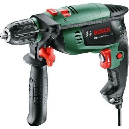 Bosch-Bohrmaschine: Bosch-Schlagbohrmaschine UniversalImpact 700 W + x-line-Zubehörset