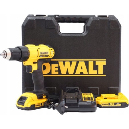 Bohrmaschine DEWALT 18-V-Akku-Bohrschrauber DCD771D2 2x2,0 Ah