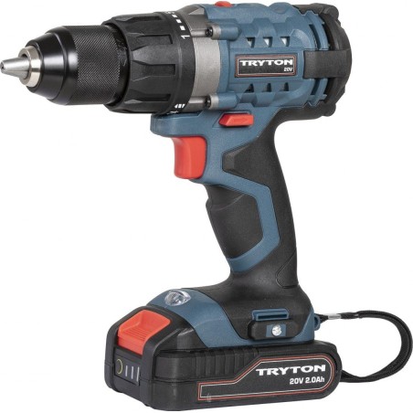 Bohrschrauber Tryton TCV20L2, 20 V, 2 Akkus à 2 Ah
